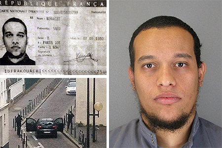 Frères Kouachi Fusillade Attentats Charlie Hebdo
