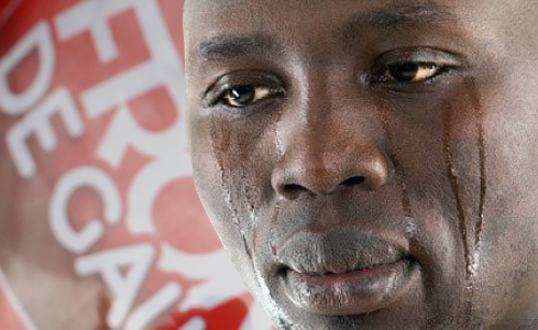 Electeur triste front de gauche