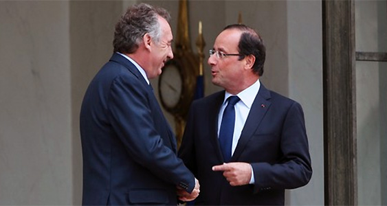 Hollande bayrou modem ps